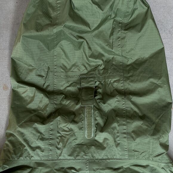 Marmot Mens PreCip Eco Rain Jacket sz XL Army Green Hooded Ripstop Nylon Hiking - Picture 10 of 16
